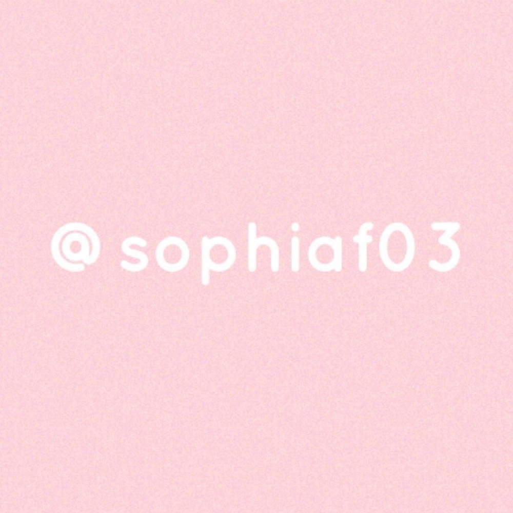 Meet your Posher, Sophia
